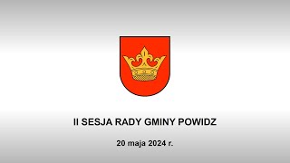 II sesja Rady Gminy Powidz  transmisja na żywo [upl. by Maidel]