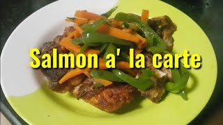 Salmon ala carte  Lutong Kate  own version [upl. by Jevon]