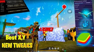 Bluestacks 5 New Tweaks And XY For 99 Headshot And No Recoil Sensi For Free Fire [upl. by Ynamad]