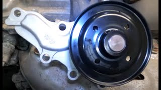 2013 Toyota Rav4 Water Pump Replacement [upl. by Elleirua]