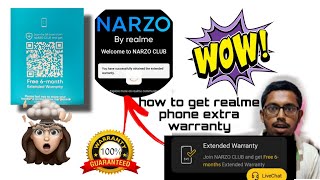 How To Get Realme Phone 6 Month Extra Warranty Claim  How To Get Realme Narzo 70 Pro Extra Warranty [upl. by Yseulta758]