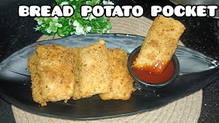 ब्रेड का कुरकुरा स्नैक Bread potato pockets [upl. by Cornelle]