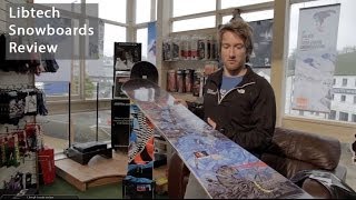 Lib Tech Snowboards Review inc Travis Rice Pro Skate Banana and TRS C2BTX boards [upl. by Phillipp512]