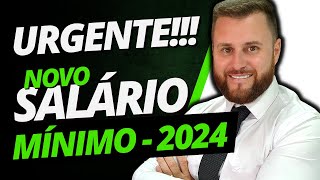 NOVO SALÁRIO MÍNIMO 2024  NOVAS CONTRIBUIÇÕES INSS [upl. by Swope]