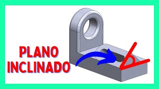 🟡 Cómo Hacer un Plano Inclinado en SOLIDWORKS 🟢 [upl. by Elhsa535]