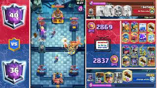 GOBLINSTEIN MINER WALL BREAKERS VS ROYAL GIANT CYCLE clashroyale [upl. by Hu]