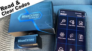 How to Read and Clear Check Engine Light With a Bluedriver Scan Tool [upl. by Paco419]