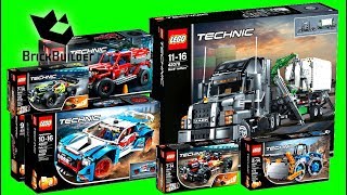 COMPILATION ALL LEGO Technic Winter sets 2018  Speed Build for Collectors [upl. by Eniarrol]