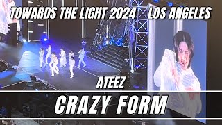 ATEEZ ‘Crazy Form’ Towards The Light Tour 2024 LA Los Angeles ateez ateezcrazyform [upl. by Yalahs]