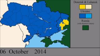 The Donbass War Every Day 2014  2017 [upl. by Osrit688]