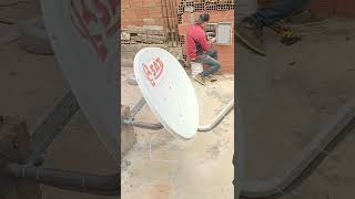 installation parabole collective 2 satellite Nilsat Astra pour 8 chambres [upl. by Ariec]