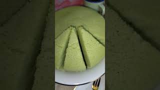 Steamed Pandan rice cakebolu kukus gluten free fecariskitchen [upl. by Hesketh]