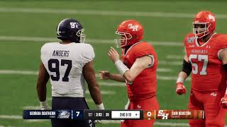 EA Sports College Football 25 Georgia Southern vs Sam Houston  Xbox Series X 4K60FPS [upl. by Enelia988]