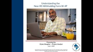 Understanding the New IRS Form W4P [upl. by Fuller]