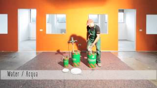 Tutorial Gobbetto DEGA CONCRETE – pavimenti in resina cementiziamicrocemento  Epoxy Resin Floors [upl. by Bak]