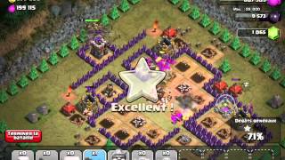 Clash Of Clans  100 sur Méga manoir en HDV7 [upl. by Ungley]