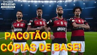 Pacotão Cópias de base elenco do Flamengo Gerson Vitinho Arrascaeta Bruno Henrique PES17181920 [upl. by Yehudi750]