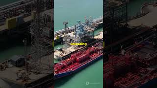 Crude Oil Washing on Tanker Ships How amp Why oiltanker sea sailing maritimesafety marine fact [upl. by Hgielah]