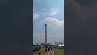 Aksi Spektakuler Latihan Terjun Payung TNI untuk HUT di Monas 🇮🇩✨quot [upl. by Hamnet]