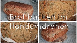 BROTZEIT  frisches Brot schnell gesund und einfach lecker ♥ [upl. by Karalee]