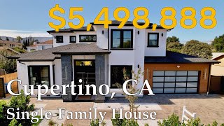 A Cupertino New Contemporary House with Monta Vista High School  5498888 [upl. by March]