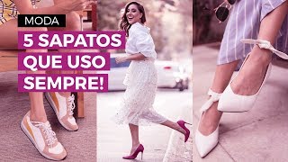 5 sapatos que uso sempre E combinam com todos os looks  CAMILA GAIO [upl. by Lamont797]