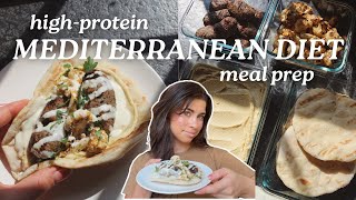 HighProtein Mediterranean Diet Meal Prep  Life Update  Why I Took a Break From YouTube [upl. by Ennairol]