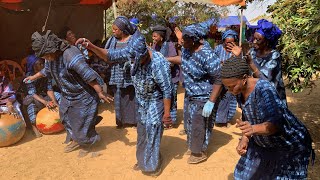 Les femmes SÉRÈRE reprennent la danse des DIOLA au FESTIVAL MOSAAN îles du Saloum [upl. by Socin]