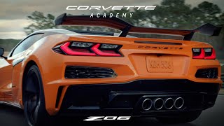 2023 Corvette Z06 Corvette Academy  A Glorious Exhaust Note  Chevrolet [upl. by Pfeifer]