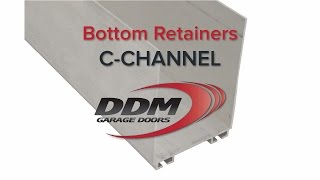 Garage Door Bottom Seal Retainers CChannel [upl. by Farnsworth933]