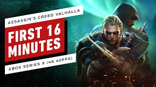 Assassins Creed Valhalla  The First 16 Minutes on Xbox Series X 4K 60FPS [upl. by Groeg]