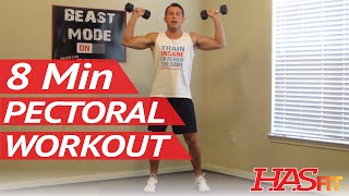 8 Minute Killer Chest Workout at Home  Chest Exercises Routine  Pectoral Workout  Chest Work Out [upl. by Atokad357]