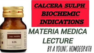 CAL SULPH biochemic indication  MATERIA MEDICAA YOUNG HOMOEOPATH [upl. by Lian503]