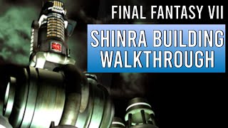 Shinra Building infiltration walkthrough  all items and chests Final Fantasy 7 1997 original [upl. by Koblick405]