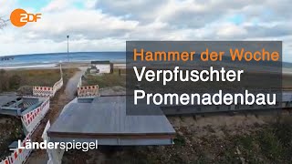 Verpfuschte Promenade in Boltenhagen  Hammer der Woche vom 211120  ZDF [upl. by Eibocaj]