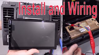 101 Android Touch Screen Car Stereo Install Wiring and Mounting [upl. by Allenad454]