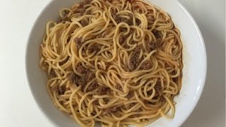 Lebanese Spaghetti With Mince MeatBy Easylifeتحضير معكرونة باللحمة على الطريقة اللبنانية [upl. by Riamo]