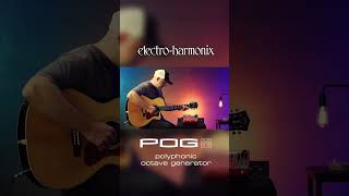 EHX POG3 Octave Pedal Acoustic Guitar Demo [upl. by Keram]