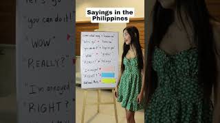 SAYINGS PART 1  Learn Tagalog Philippines [upl. by Anet]