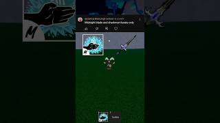 Combo Sharkman Karate midnight Blade bloxfruits roblox combo shorts pourtoi fyp [upl. by Bocaj872]