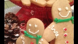 EASY GINGERBREAD MAN COOKIES [upl. by Lobiv]