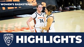 No 11 Oregon State vs No 9 UCLA Womens Basketball Highlights  202324 Season [upl. by Ennalorac]