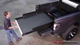 CargoGlide CG1500XL Bed Slide Product Review at AutoCustomscom [upl. by Elleined]