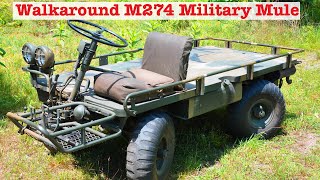 History of ArmyMarine M274 Mechanical Mule or Military Mule amp Walkaround [upl. by Asilanna]