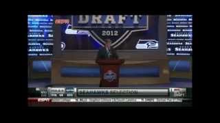 2012 NFL Draft  Pick 15 Seahawks  B Irvinmp4 [upl. by Ellenor]