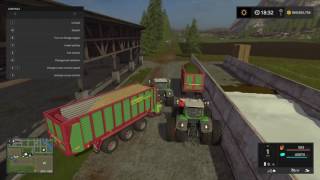 Farming Simulator 17 feeding cows the easy way [upl. by Walls]