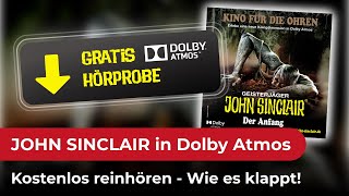 Kostenlos reinhören Dolby Atmos Snippet vom John Sinclair Hörspiel So geht das [upl. by Pru]