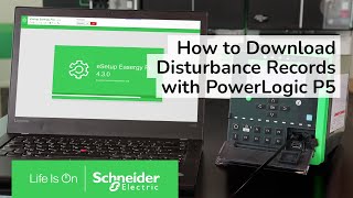 PowerLogic P5 How to Create and Download Disturbance Records  Schneider Electric [upl. by Kriss]