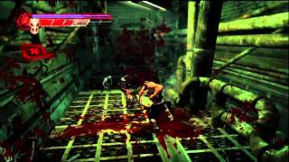 Splatterhouse Walkthrough  Phase 4 The Meat Factory  Part 1 HD X360 PS3 [upl. by Kary382]