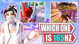 60Hz Vs 165Hz  Can You Find the difference Fortnite Gameplay [upl. by Olzsal]